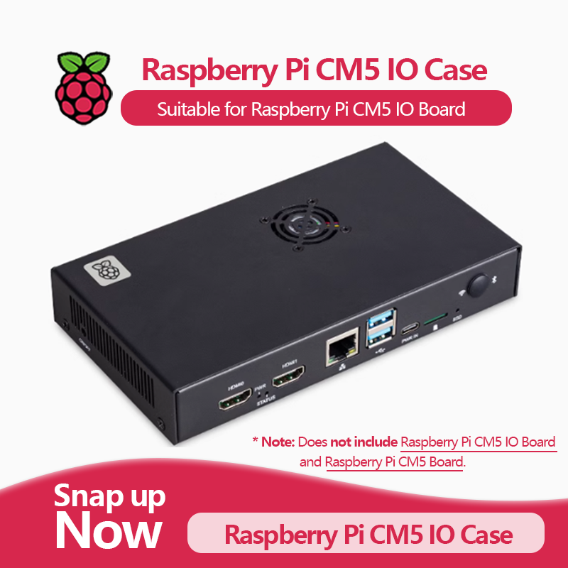 Pi 5 Case - علبة IO الرسمية لسلسلة Raspberry Pi