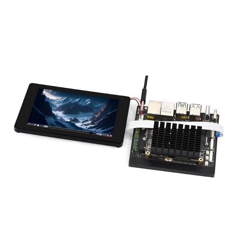 Raspberry Pi 4 - شاشة عرض A33T-DSI مقاس 4 بوصات،
