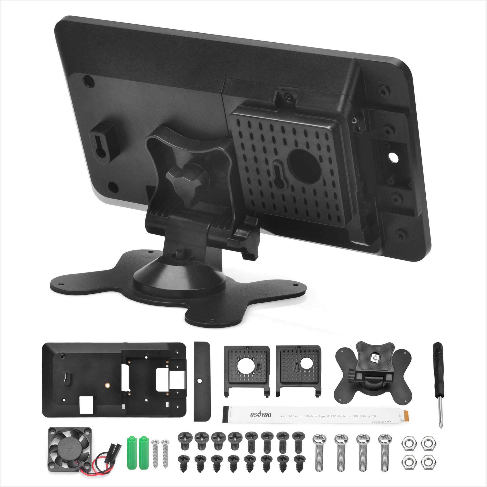 Pi 4 Case - حافظة OSOYOO PiStudio لـ Raspberry Pi