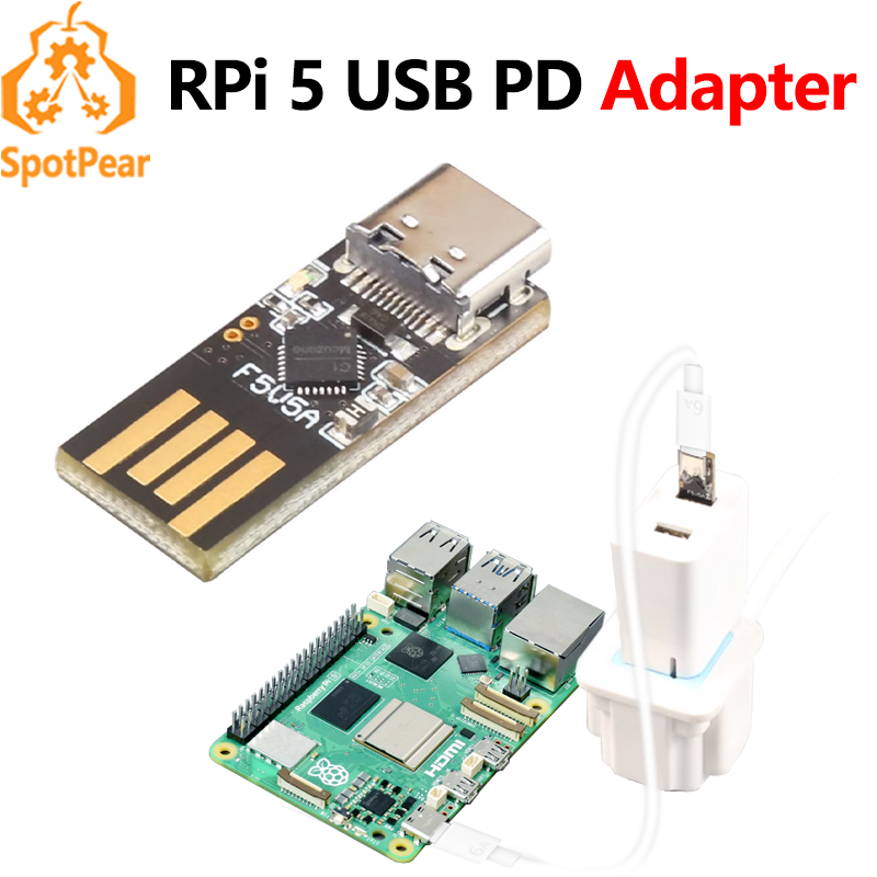 Pi Power Supply - محول طاقة USB A/C صغير من