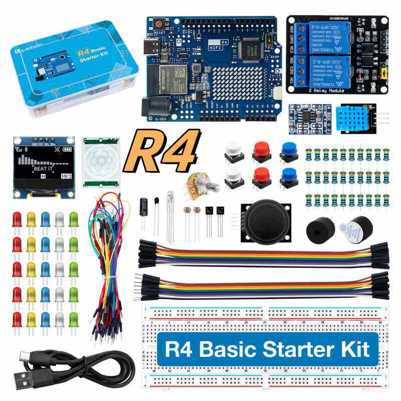 Arduino Kit - مجموعة أدوات تطوير UNO R4 المتوافقة