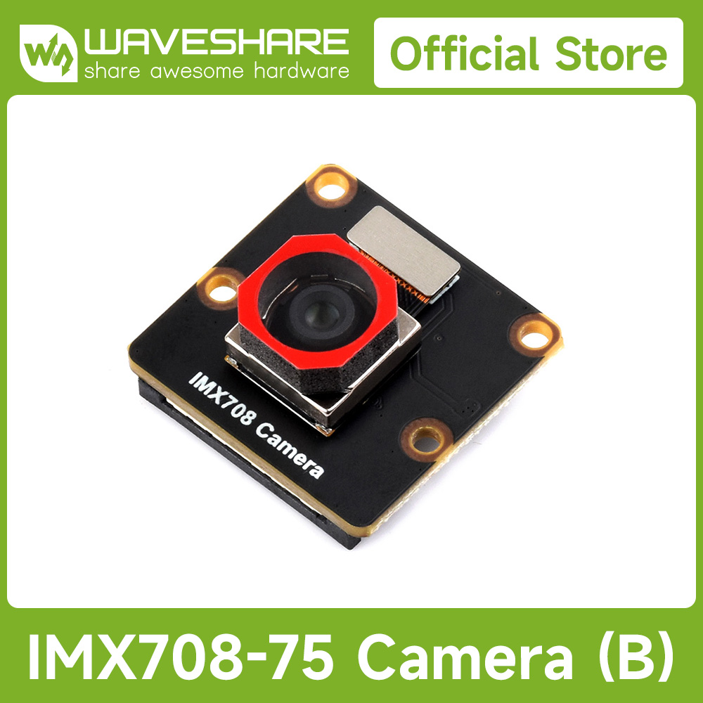 Raspberry Pi Global Shutter Camera Imx296 - كاميرا ويف شير IMX708 بدقة 12