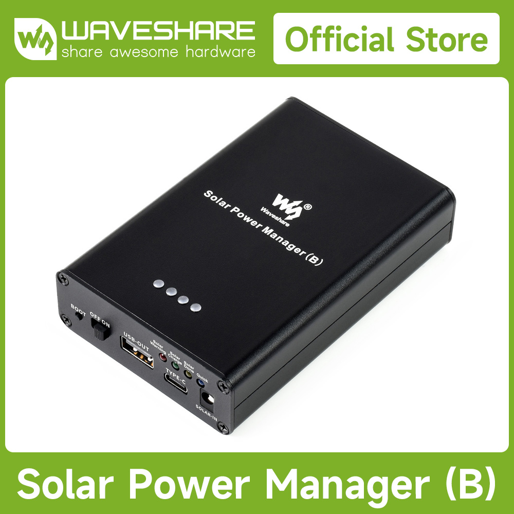 Waveshare Solar Power Manager  - مراجعة Raspberry Pi 5 وسعره