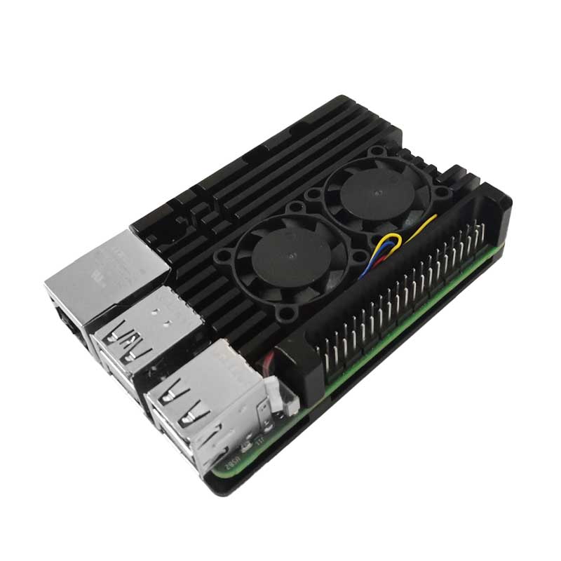 علبة معدنية من الألومنيوم Rasp - مراجعة Pi 5 Case وسعره