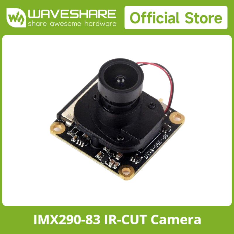 كاميرا Waveshare IMX290-83 مع  - مراجعة Raspberry Pi Global Shutter Camera Imx296 وسعره