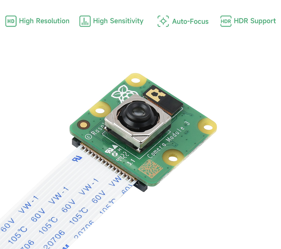 وحدة الكاميرا 3 كاميرا 12MP MX - مراجعة Pi Camera Module وسعره