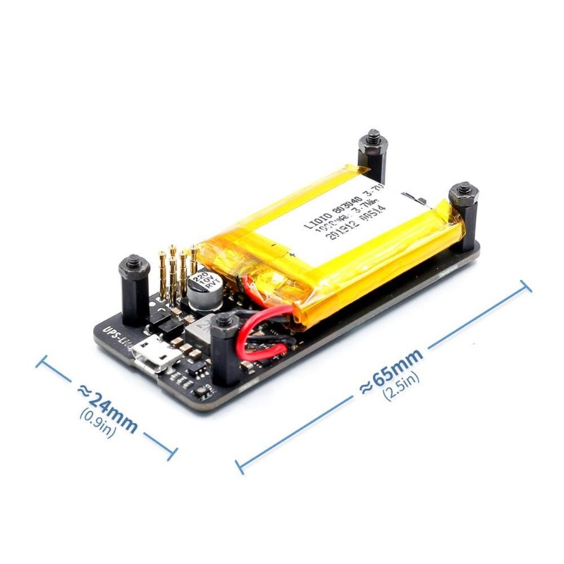 وحدة UPS-Lite لسلسلة Raspberry - مراجعة Pi Zero وسعره