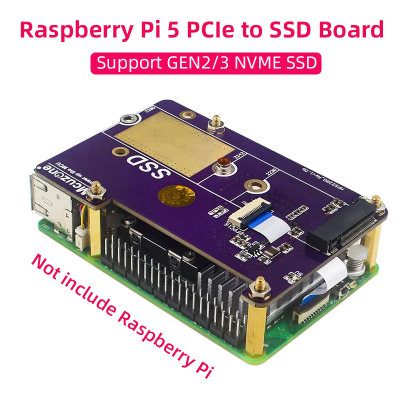 لوح توسعة التوت Pi 5 ، PCIe إل - مراجعة Pi 5 Case وسعره