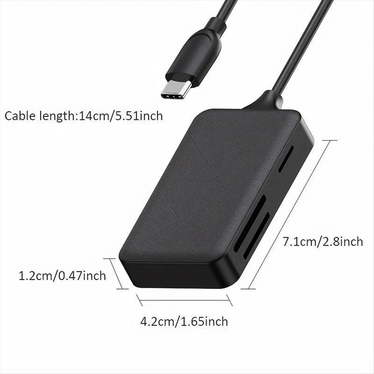 قارئ بطاقات 4 في 1 من نوع C لب - مراجعة Micro Sd Card وسعره