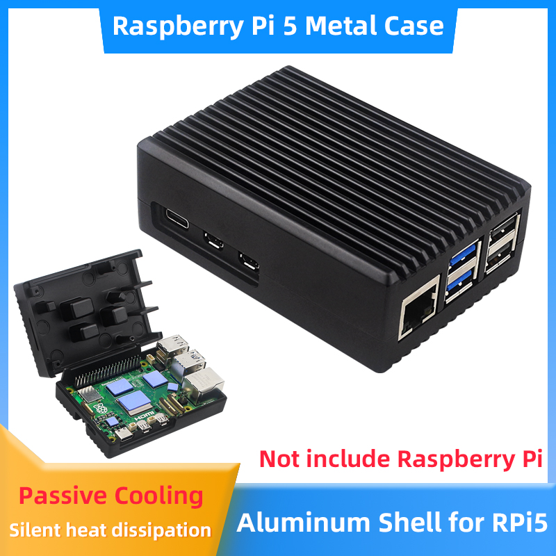 علبة ألمنيوم لراسبيري باي 5 مع - مراجعة Pi Cooler وسعره