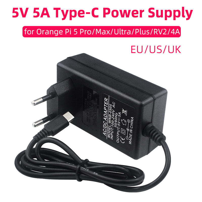 Orange Pi 5V 5A مصدر طاقة من ا - مراجعة Pi Power Supply وسعره