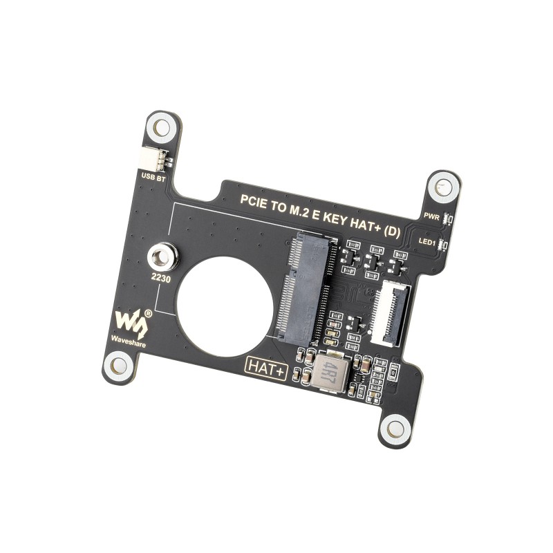 Waveshare PCIe To M.2 E KEY HA - مراجعة Raspberry Pi 5 وسعره